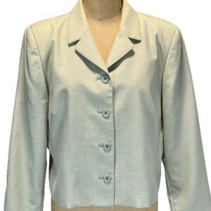 VINTAGE Pendleton wool women’s blazer suit jacket plaid micro checkered tailored